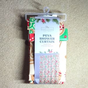 PEVA Holiday Shower Curtain
